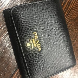 Prada black wallet